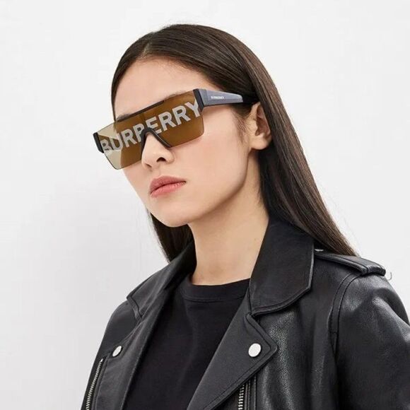 BRAND NEW Burberry BE4291 3001/G unisex Logo Lens D-frame Sunglasses